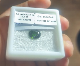 SA0008-SA xanh buôn hồ 2,3 ct