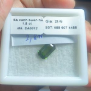 SA0012-SA xanh buôn hồ 1,8 ct
