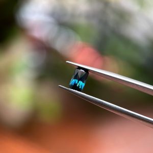 Sapphire xanh blue chữ nhật 1,6ct-S0824-023